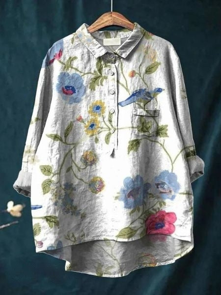 SOFIA - BLOUSE WITH FLORAL PRINT