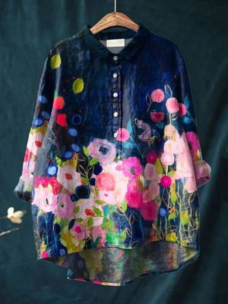 SOFIA - BLOUSE WITH FLORAL PRINT