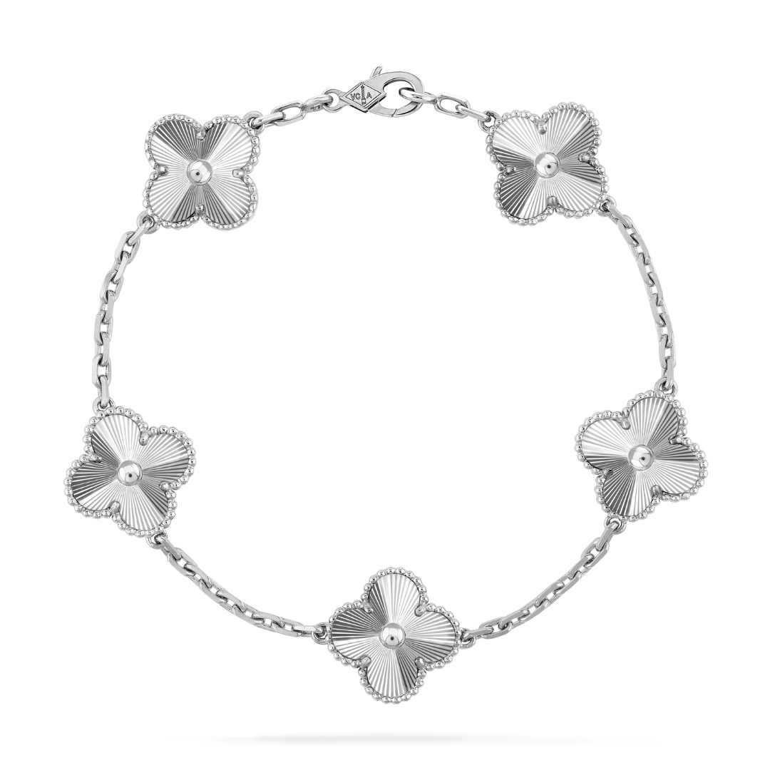 LUCKY CLOVER BRACELET | SILVER