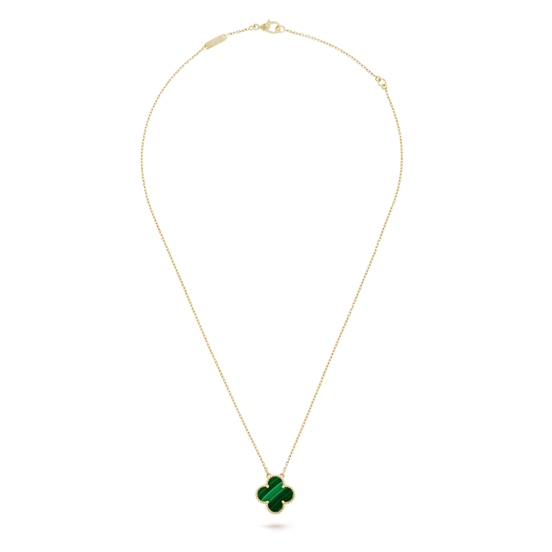 LUCKY CLOVER NECKLACE | GREEN/GOLD