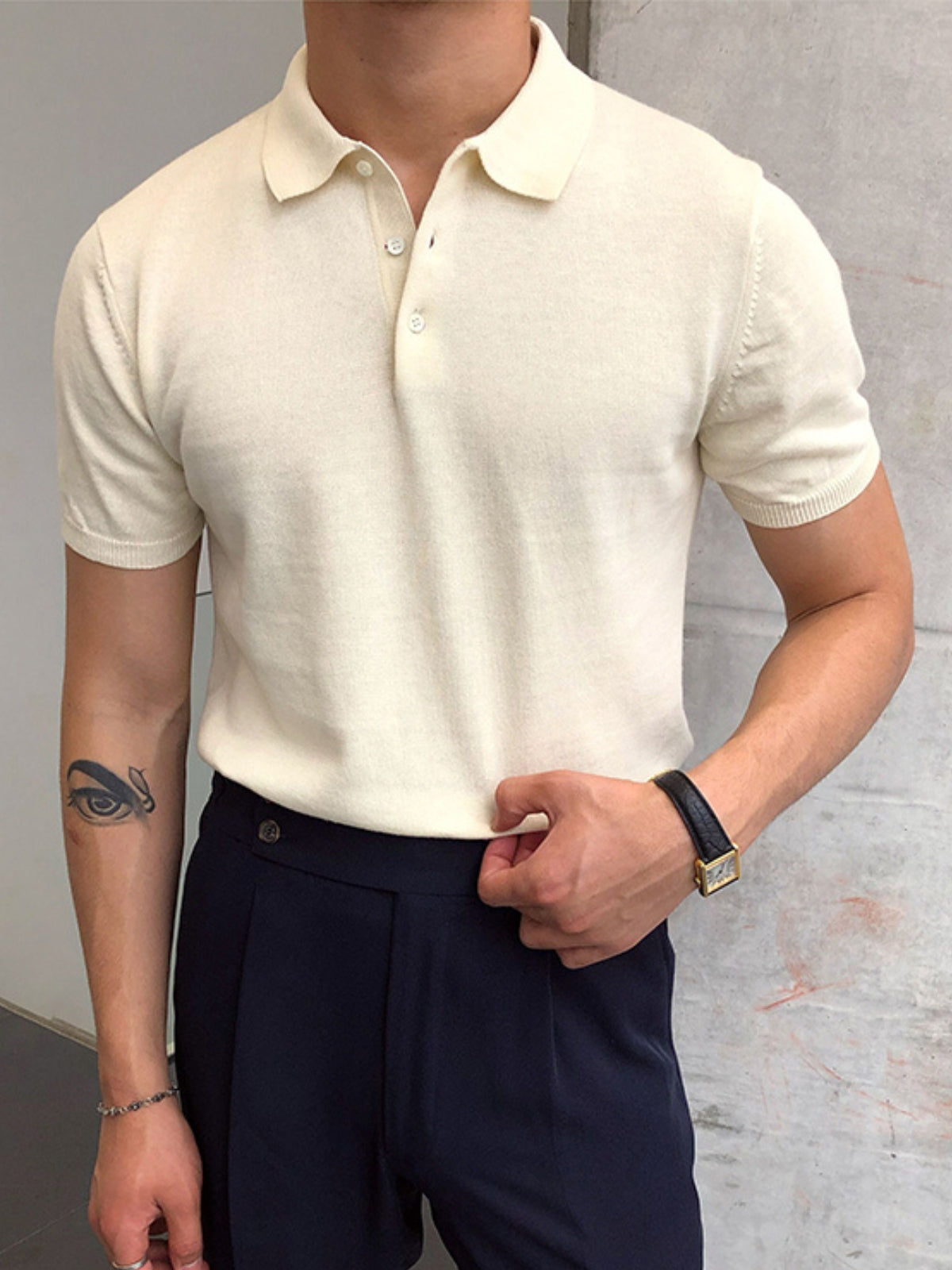 MV Old Money Cotton Polo Shirt