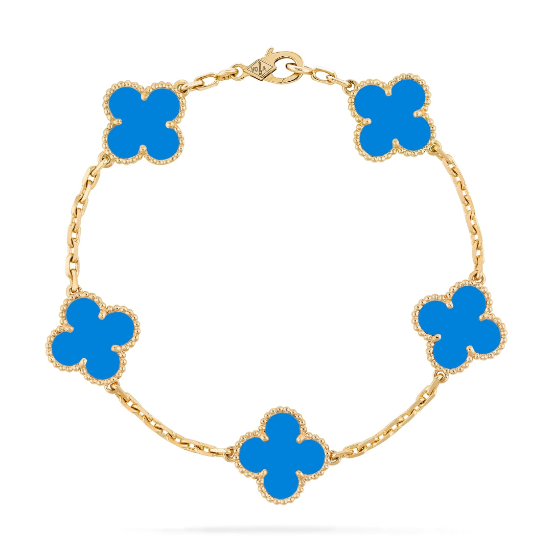 LUCKY CLOVER BRACELET | BLUE