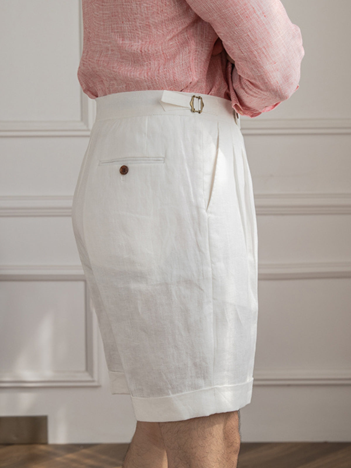 MV Old Money High End Linen Shorts