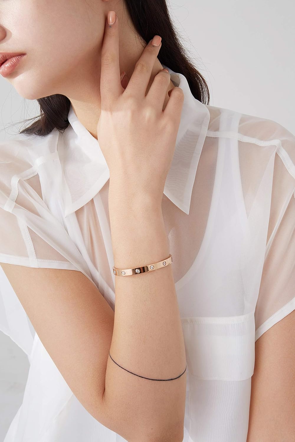 BLISS BRACELET | CUBIC ZIRCONIA/ROSE GOLD