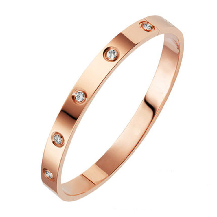 BLISS BRACELET | CUBIC ZIRCONIA/ROSE GOLD