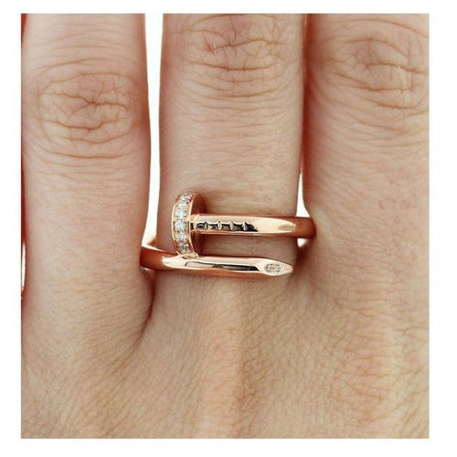 ALLURE SPIKE RING | ROSE GOLD