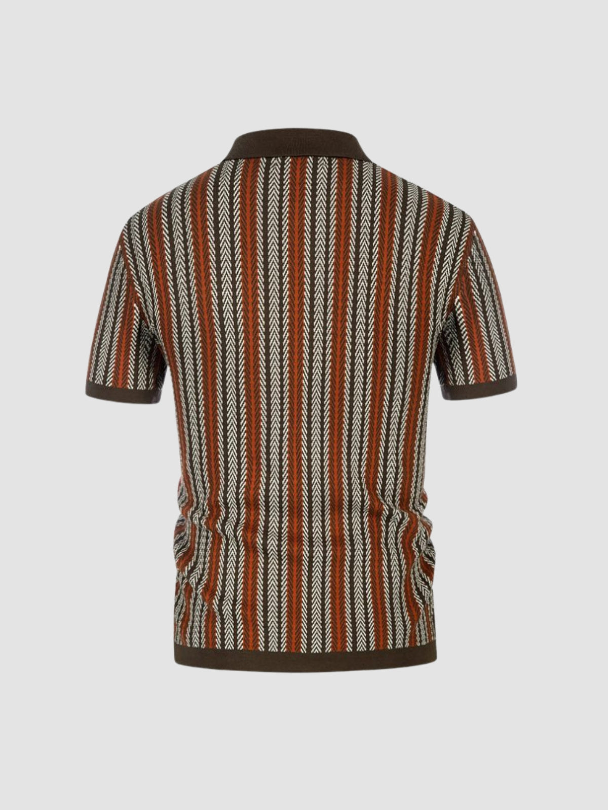 MV Knitwear Fashion Striped Jacquard Shirt