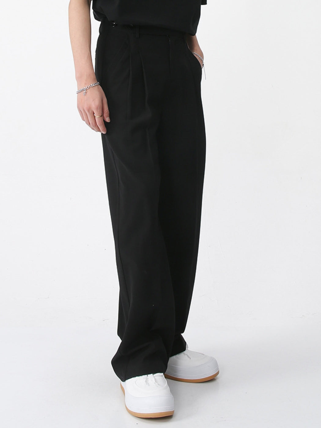 MV Mid-Waist Loose Fashionable Trouser Pants