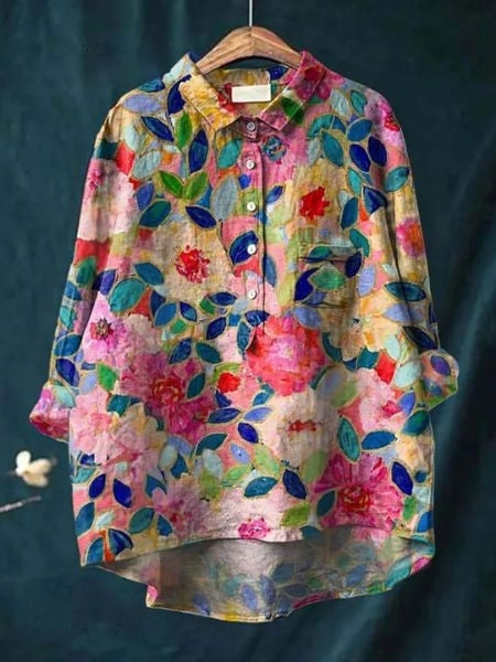 SOFIA - BLOUSE WITH FLORAL PRINT