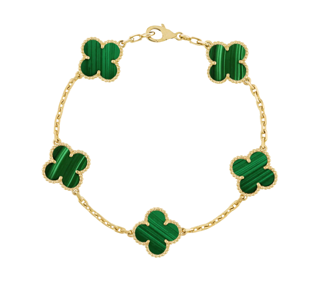 A LUCKY CLOVER BRACELET SET | PROSPERITY STACK