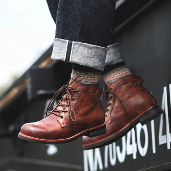 Jones™ | Retro Round Nose Men Boots