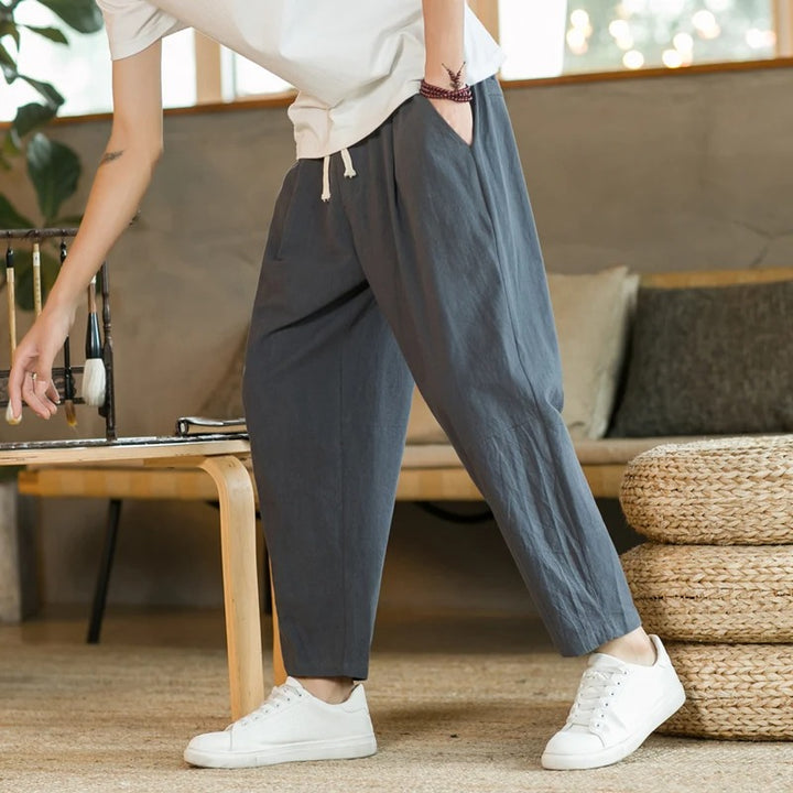 ETHAN | LINEN TROUSERS