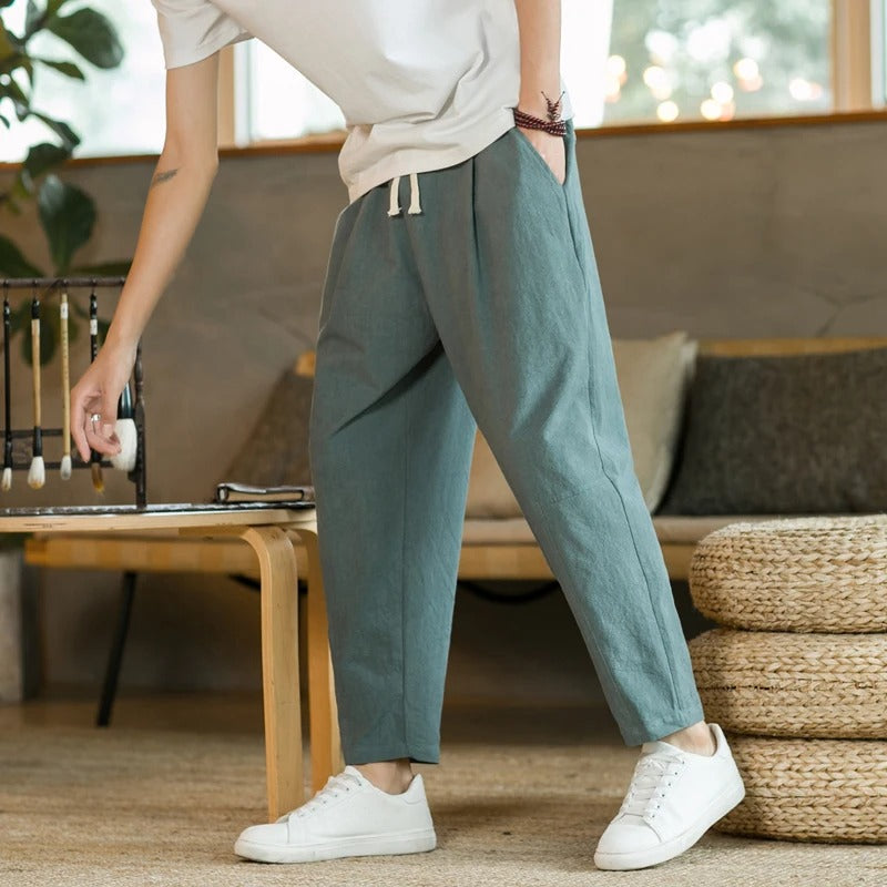 ETHAN | LINEN TROUSERS