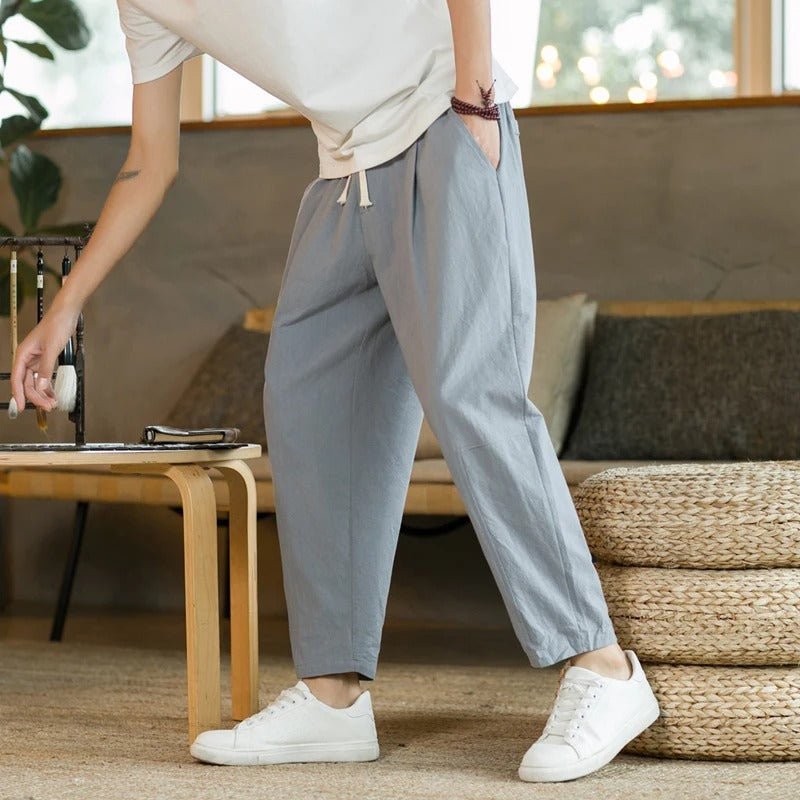 ETHAN | LINEN TROUSERS