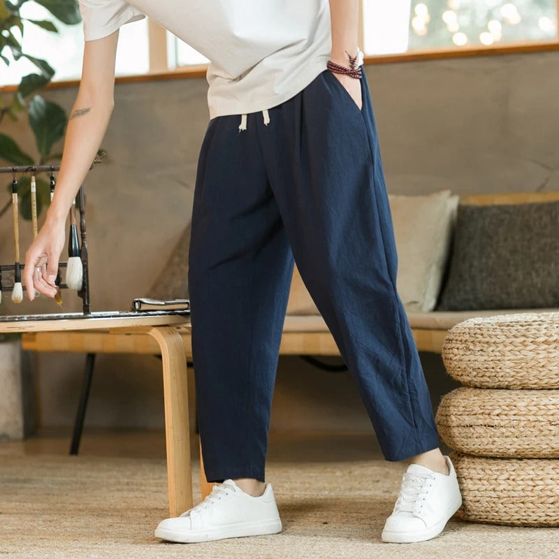 ETHAN | LINEN TROUSERS